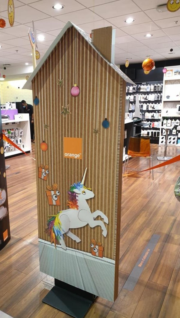 Chalet en carton