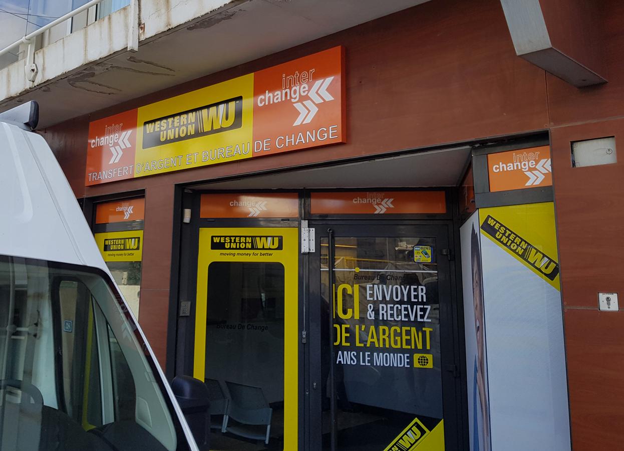 Habillage Façade Western Union