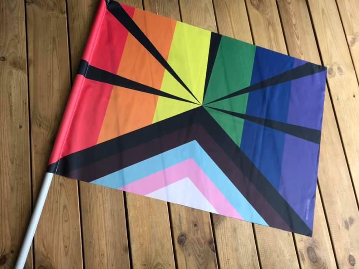 Drapeau de la marche des libertés