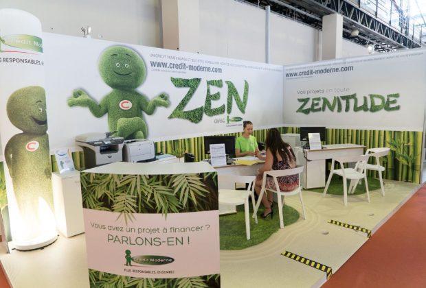 Stand crédit moderne / salon de la maison 2016