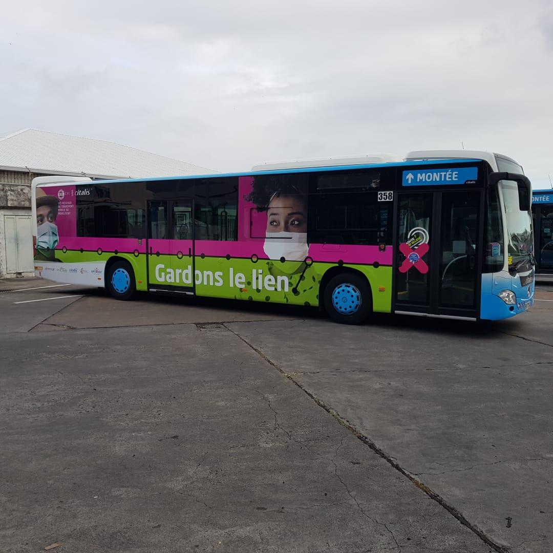 Covering bus