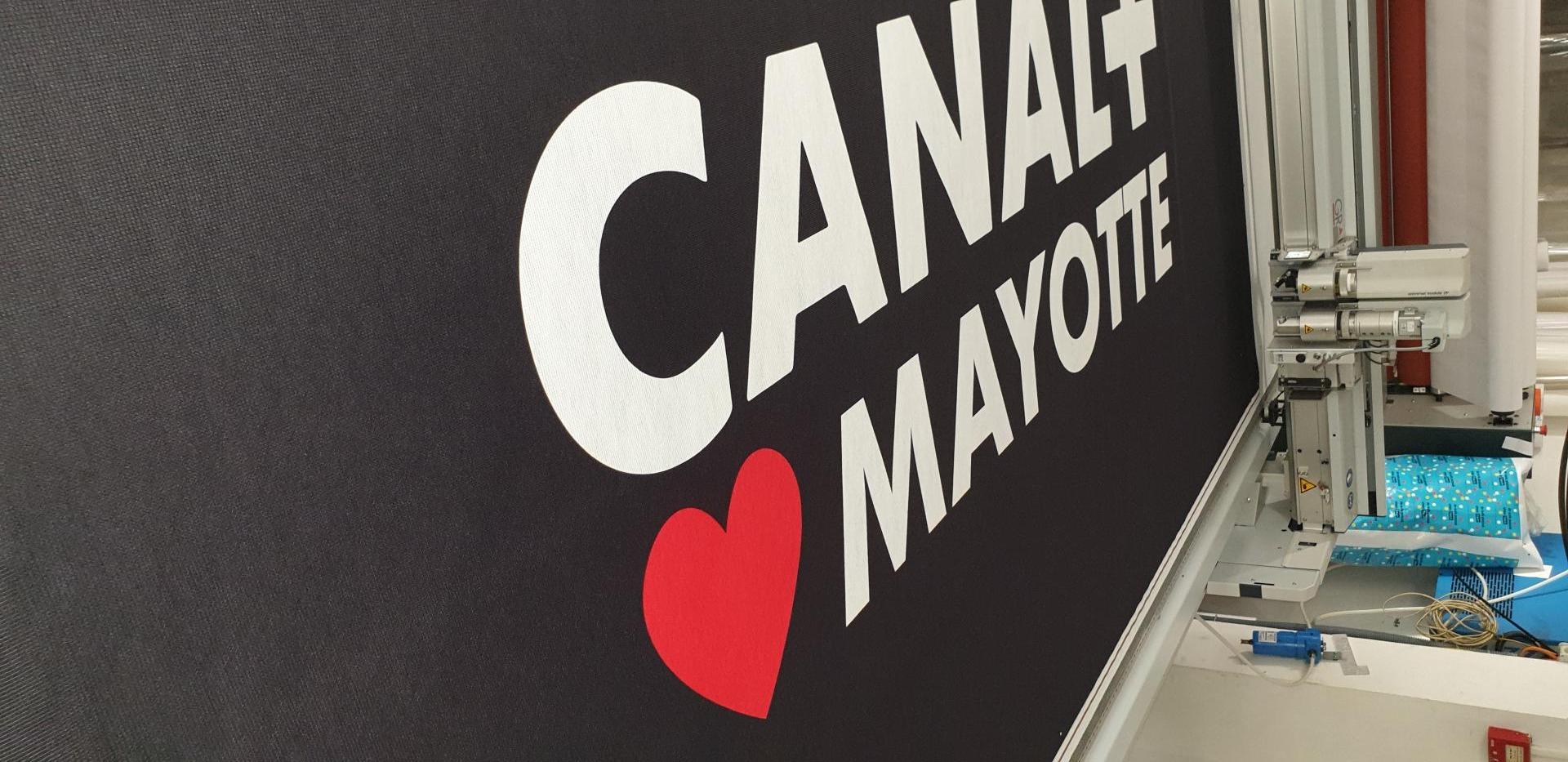 Banderole Canal+ Mayotte